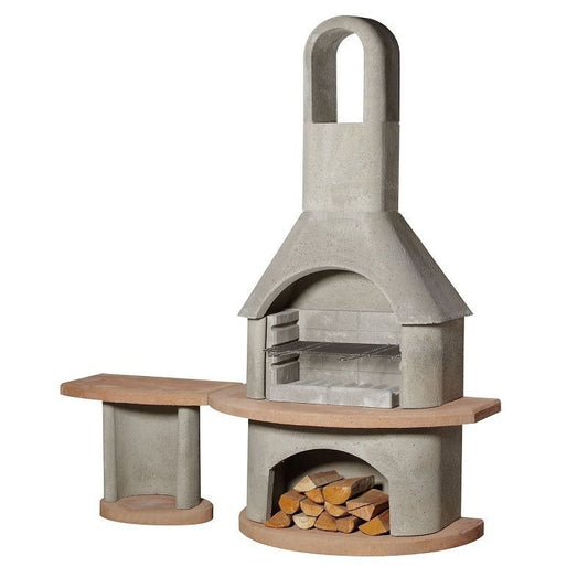 Buschbeck Carmen Masonry Barbecue with Side Table  FREE CARBON MONOXIDE ALARM - Horizon and Stone 