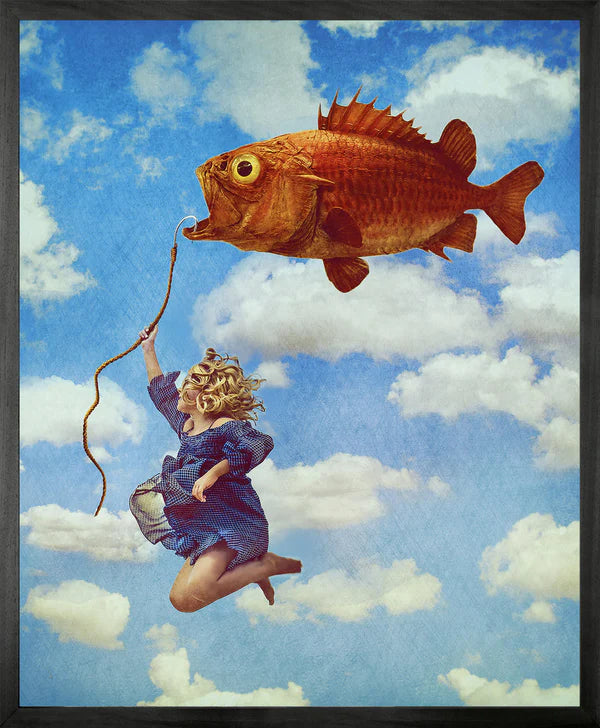 Expectations Fly High Framed Printed Canvas - Horizon and Stone 