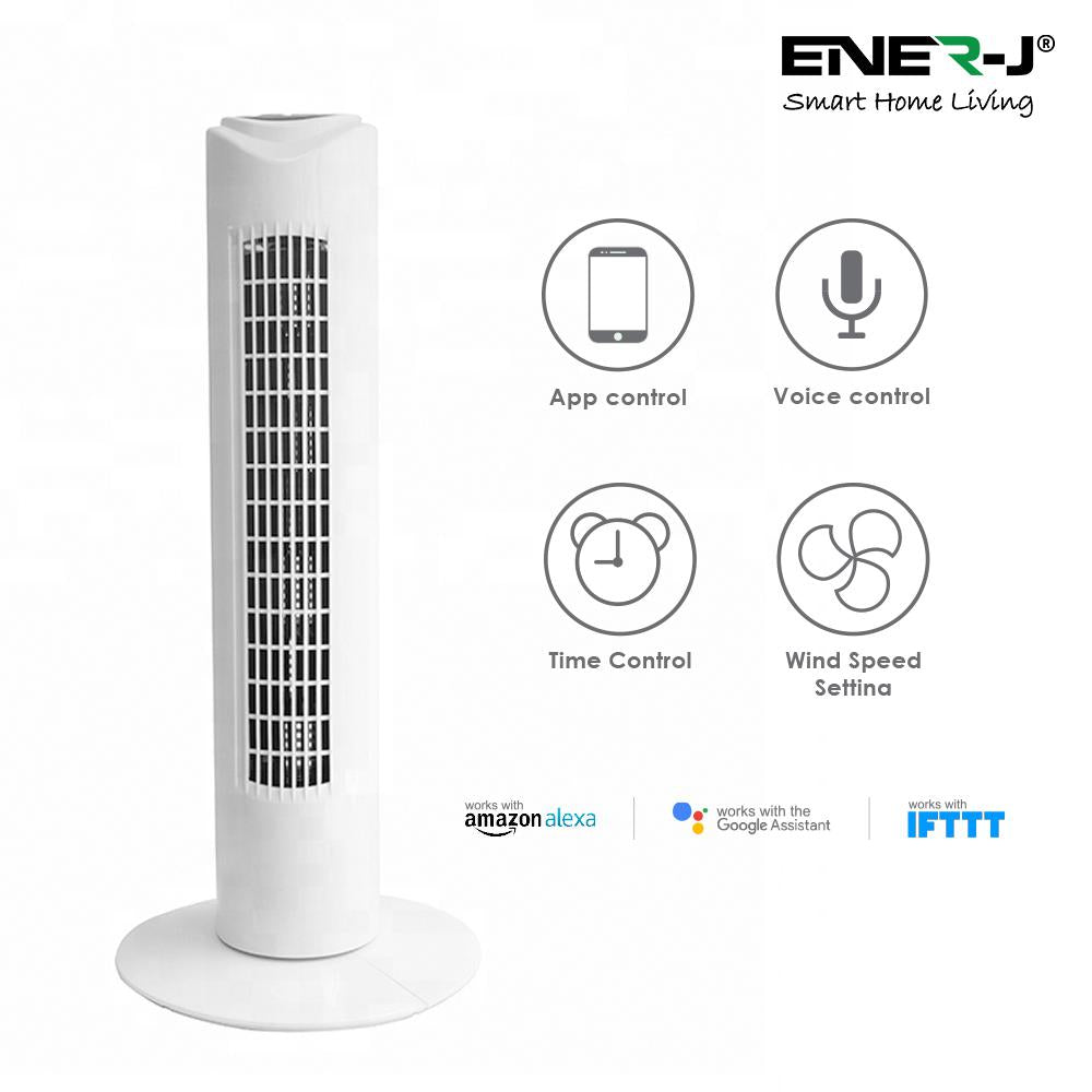 Smart Wi-Fi Tower Fan - Horizon and Stone 