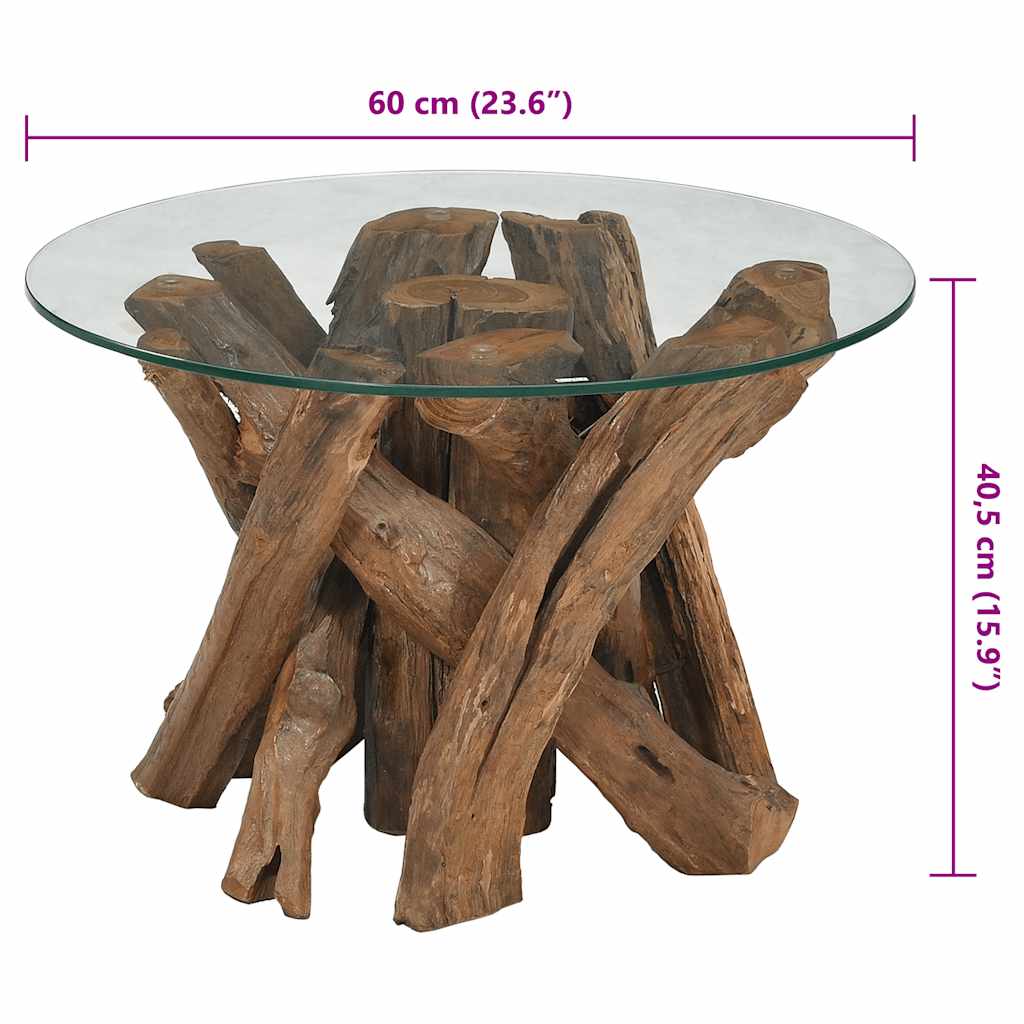 Isola Teak Wood - 60cm Handmade - Horizon and Stone 