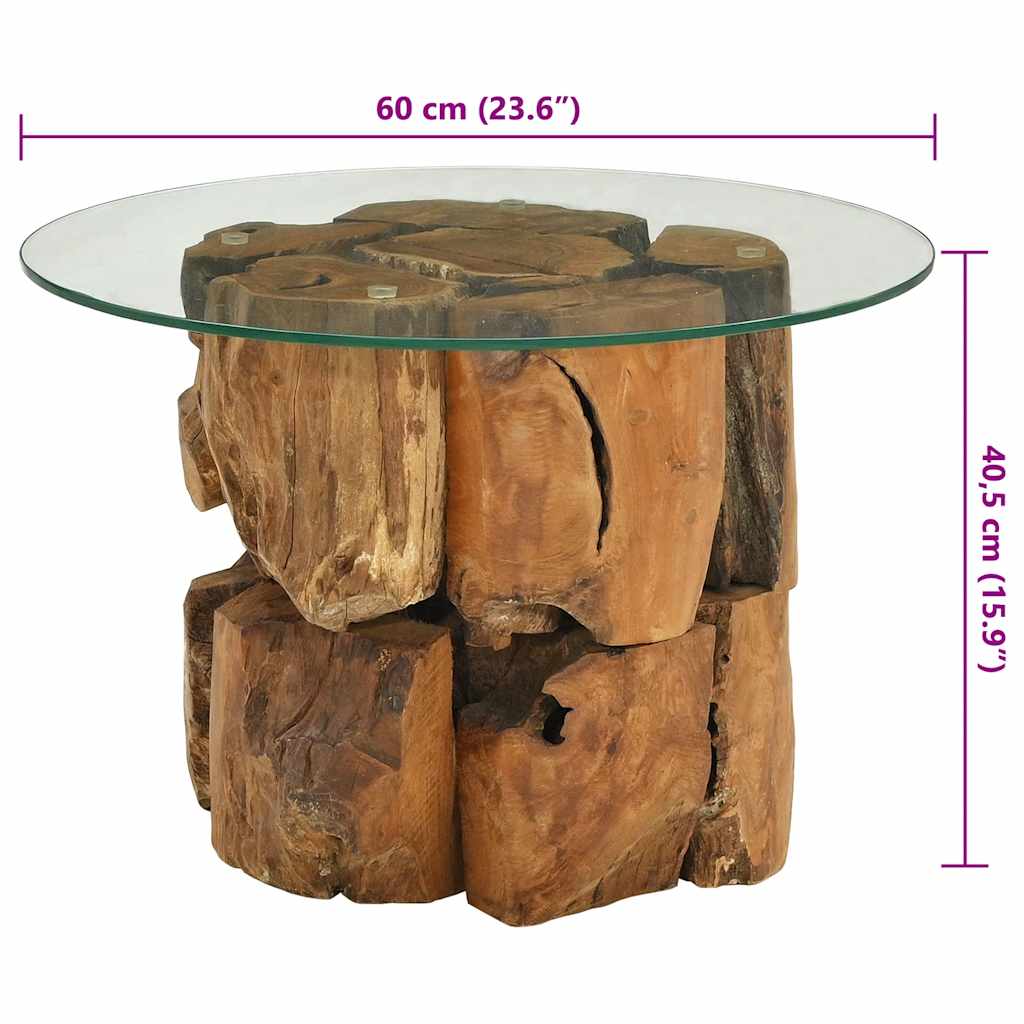 Isola Teak Wood - 60cm Handmade - Horizon and Stone 