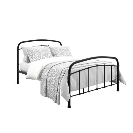 LPD Home Halston Kingsize Bed - Black - Horizon and Stone 