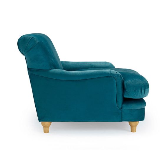LPD Home Plumpton Armchair - Peacock Blue - Horizon and Stone 