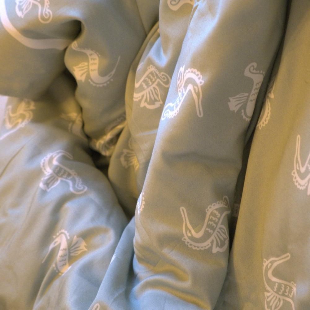Fly me to the Moon - Reversible Duvet Set - Horizon and Stone 