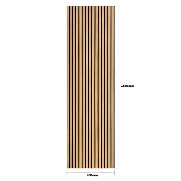 Natural Oak Acoustic Wall Panels - Horizon and Stone 