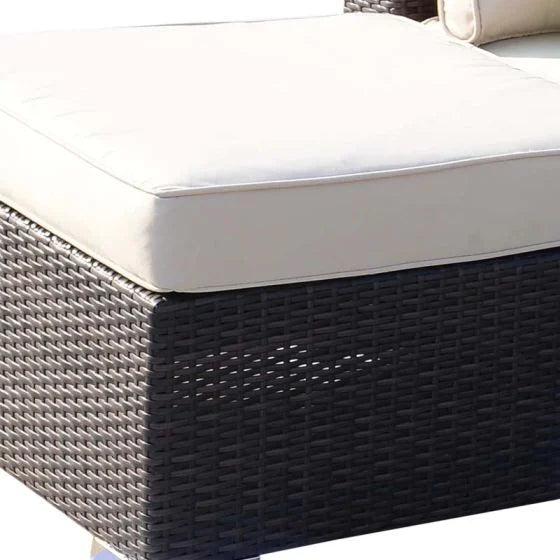 Outsunny 7-Seater Rattan Garden Furniture Set - Brown - Horizon and Stone 