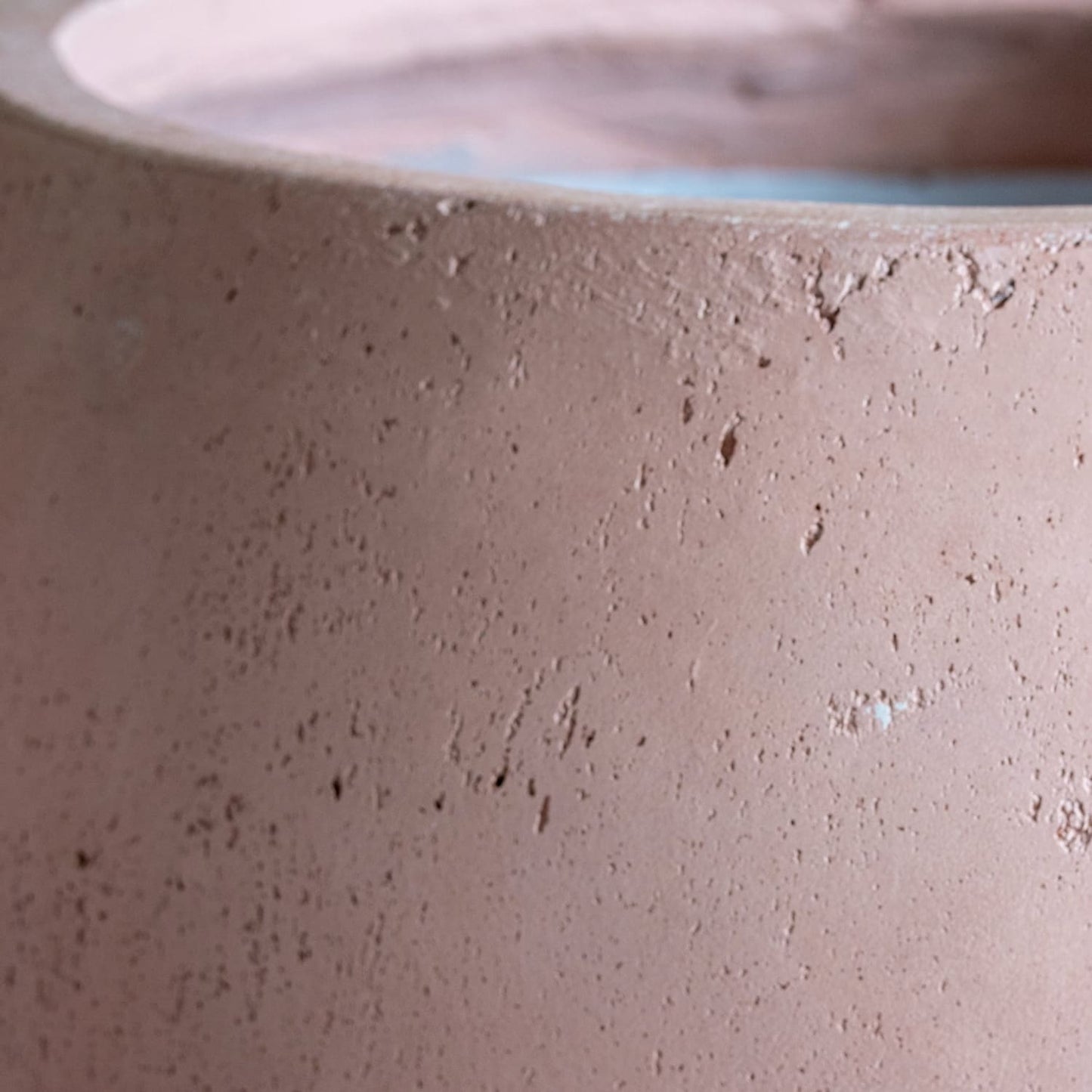 Orbello | Blushstone – 70cm Extra Large Concrete Sphere Planter – 207L Round Plant Pot - Horizon and Stone 