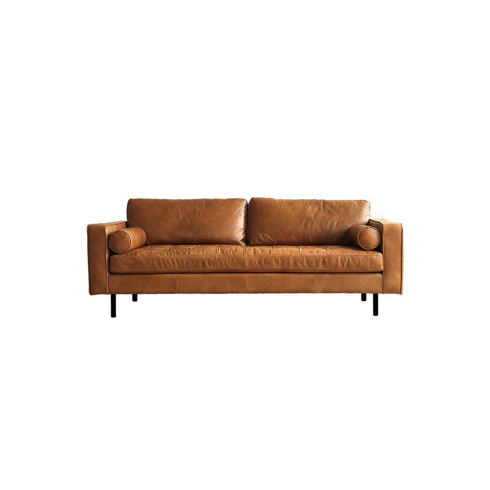 Fuller Brown Two Seater, Three Seater Sofa, Real Leather - Horizon and Stone 