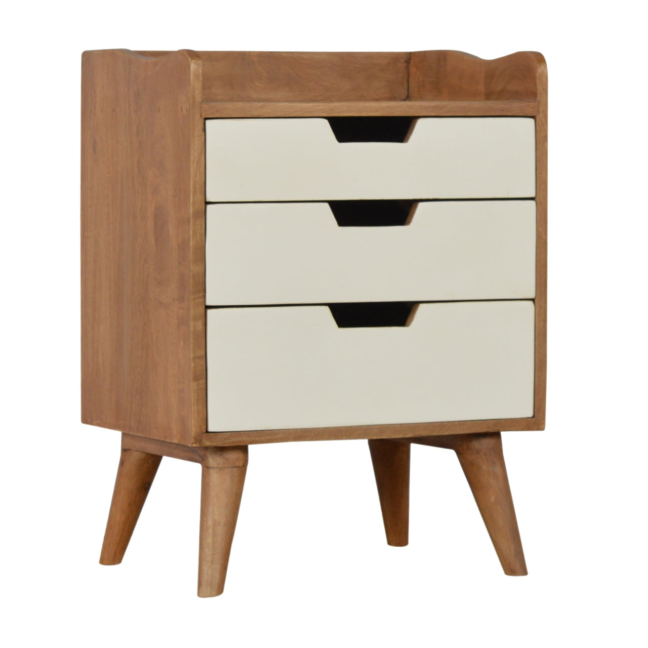 White Painted Bedside Table - Horizon and Stone 
