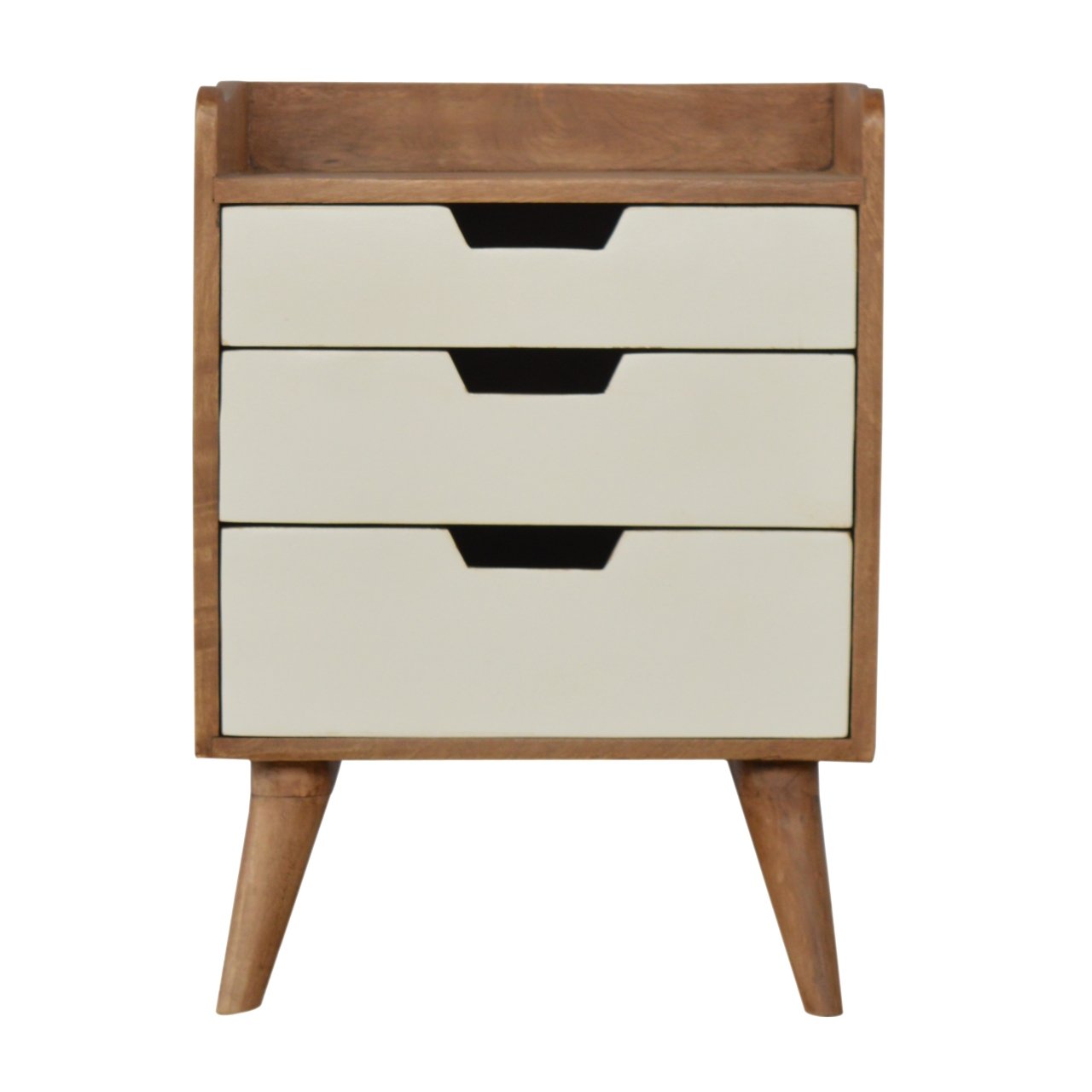 White Painted Bedside Table - Horizon and Stone 