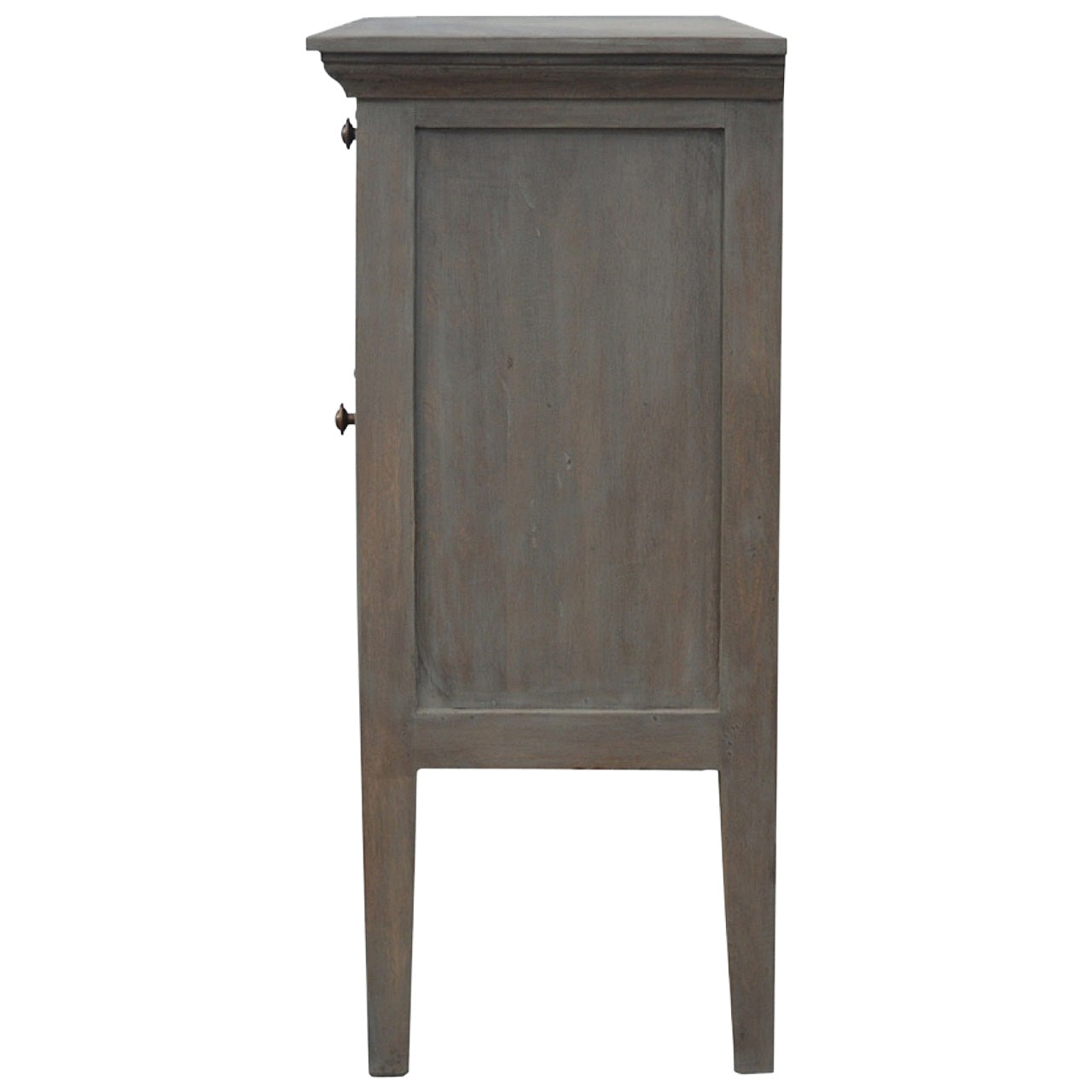 Grey Wash 5 Shutter Buffet - Horizon and Stone 