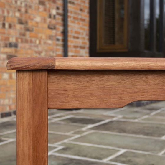 Rowlinson Willington 6 Piece Rectangular Garden Dining Set and Venetian Canopy - Horizon and Stone 