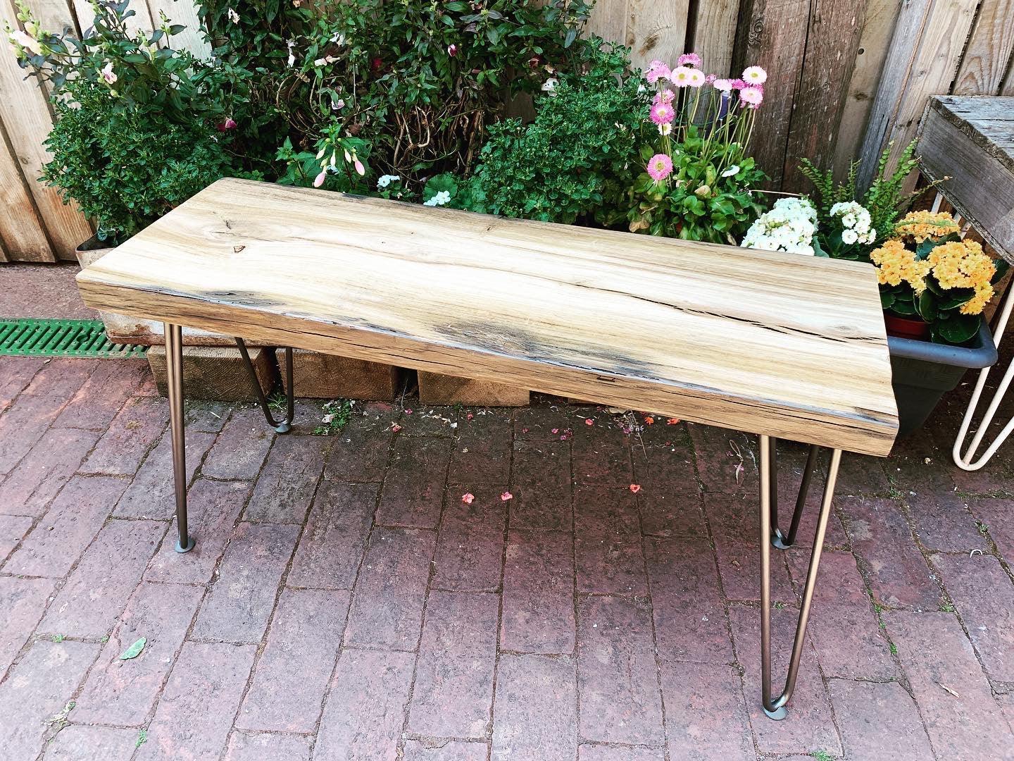 Reclaimed Plymouth Dry Dock Oak Table - Made to Measure - Horizon and Stone 