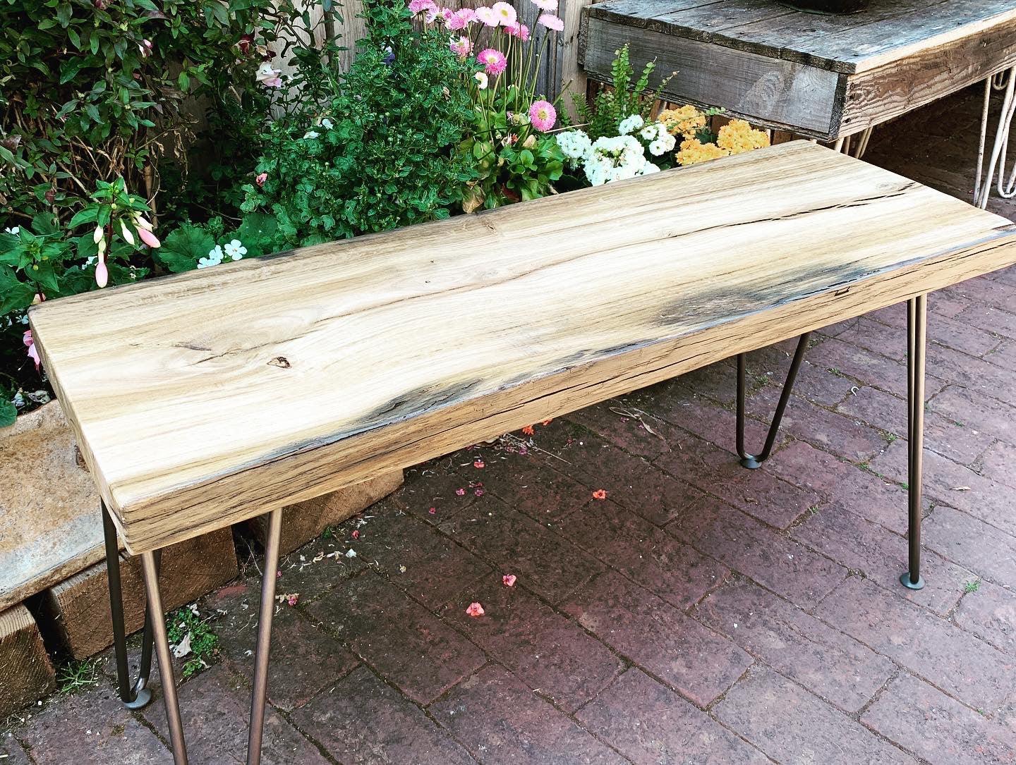 Reclaimed Plymouth Dry Dock Oak Table - Made to Measure - Horizon and Stone 