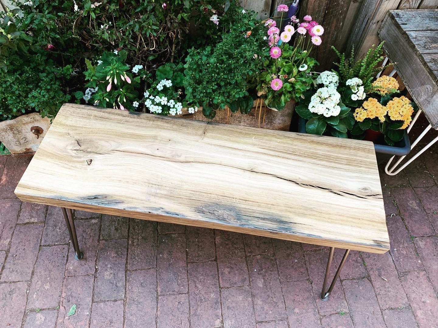 Reclaimed Plymouth Dry Dock Oak Table - Made to Measure - Horizon and Stone 