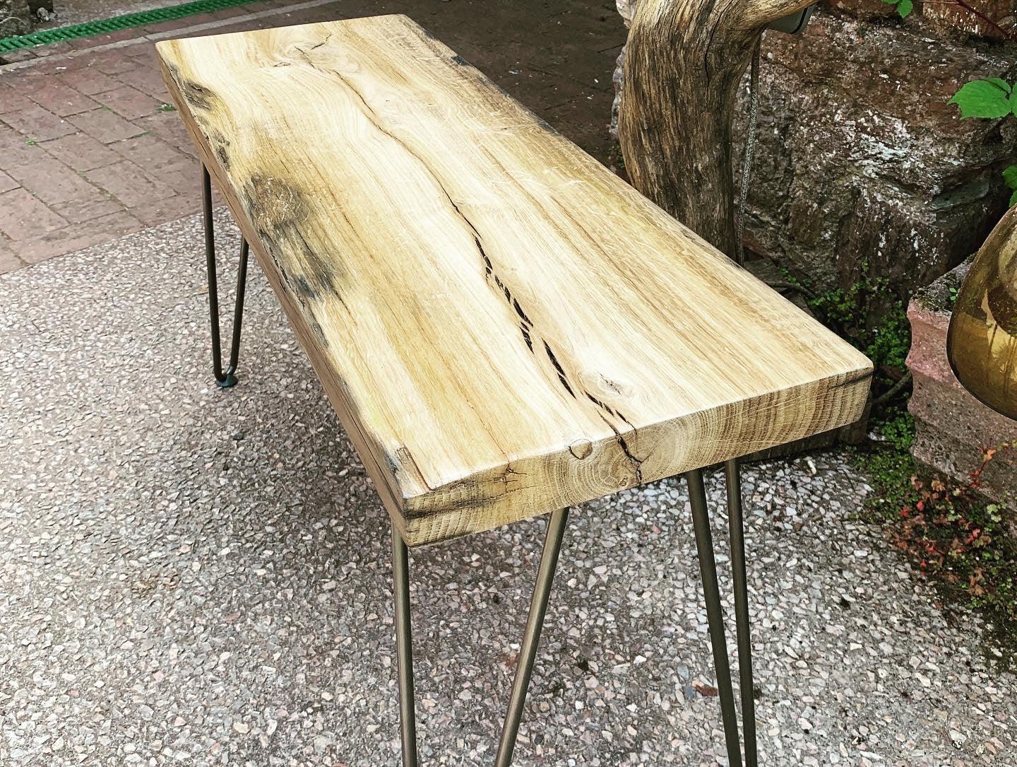 Reclaimed Plymouth Dry Dock Oak Table - Made to Measure - Horizon and Stone 