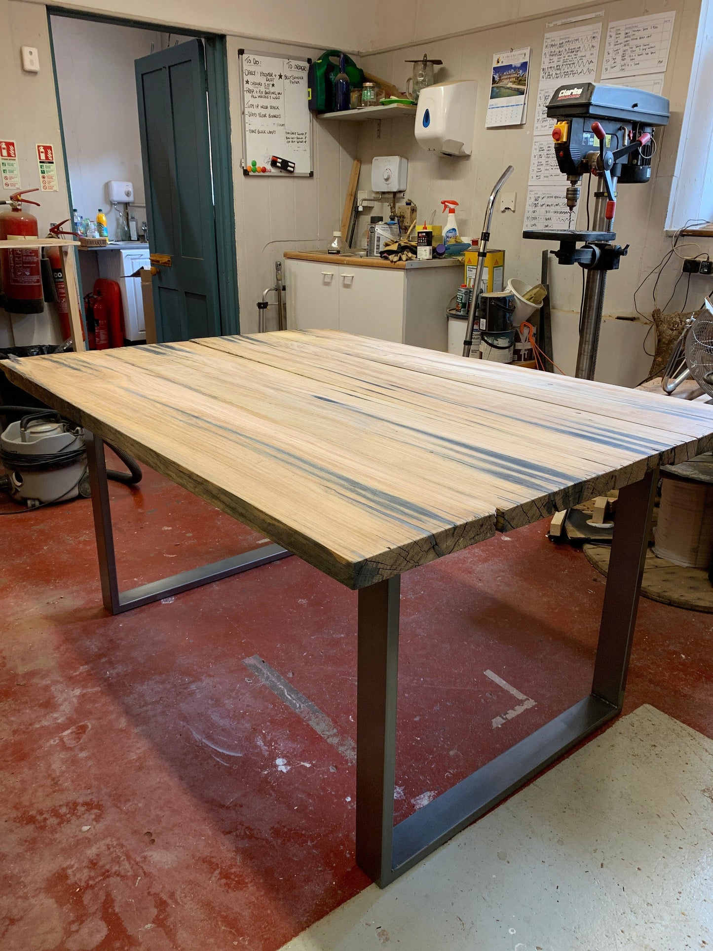 Reclaimed Plymouth Dry Dock Oak Table - Made to Measure - Horizon and Stone 