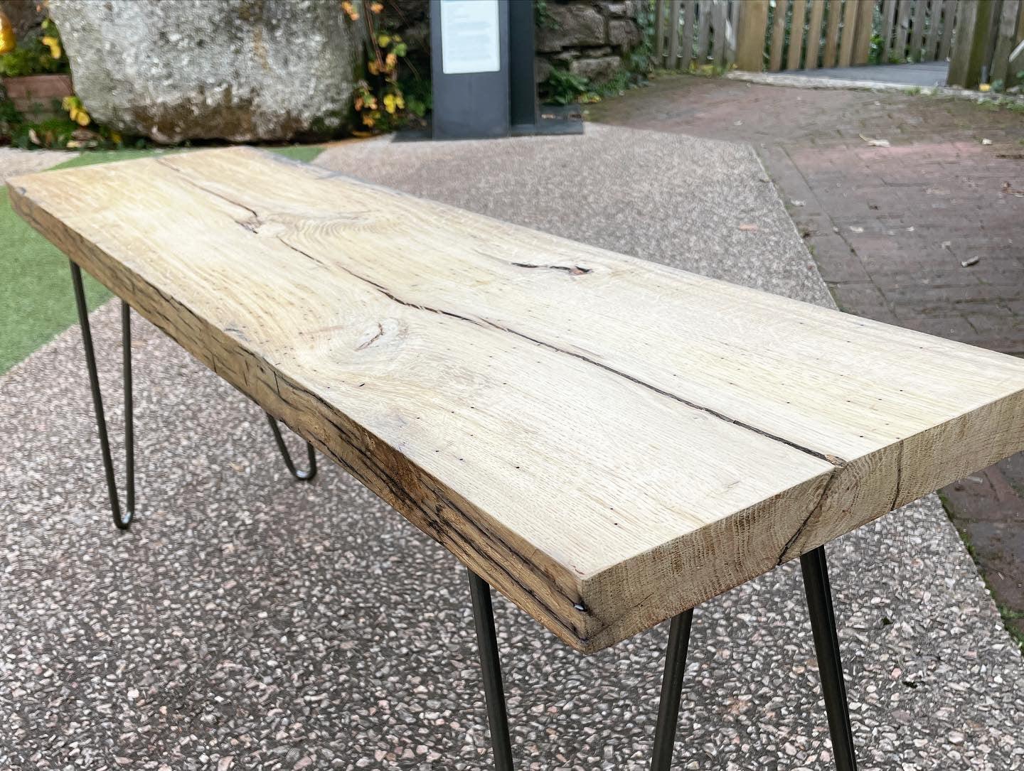 Reclaimed Plymouth Dry Dock Oak Table - Made to Measure - Horizon and Stone 
