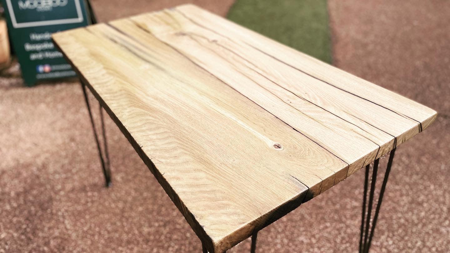 Reclaimed Plymouth Dry Dock Oak Table - Made to Measure - Horizon and Stone 