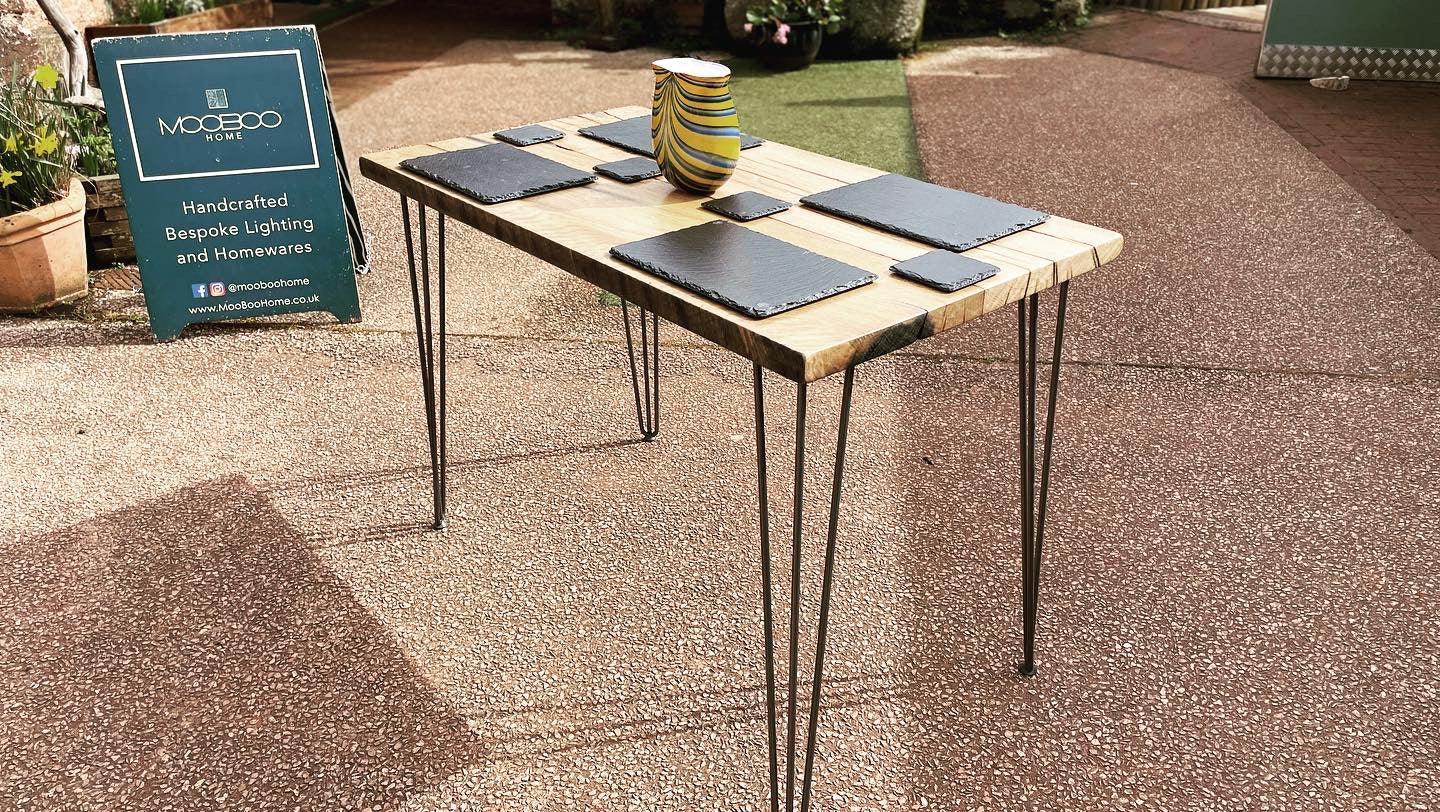 Reclaimed Plymouth Dry Dock Oak Table - Made to Measure - Horizon and Stone 