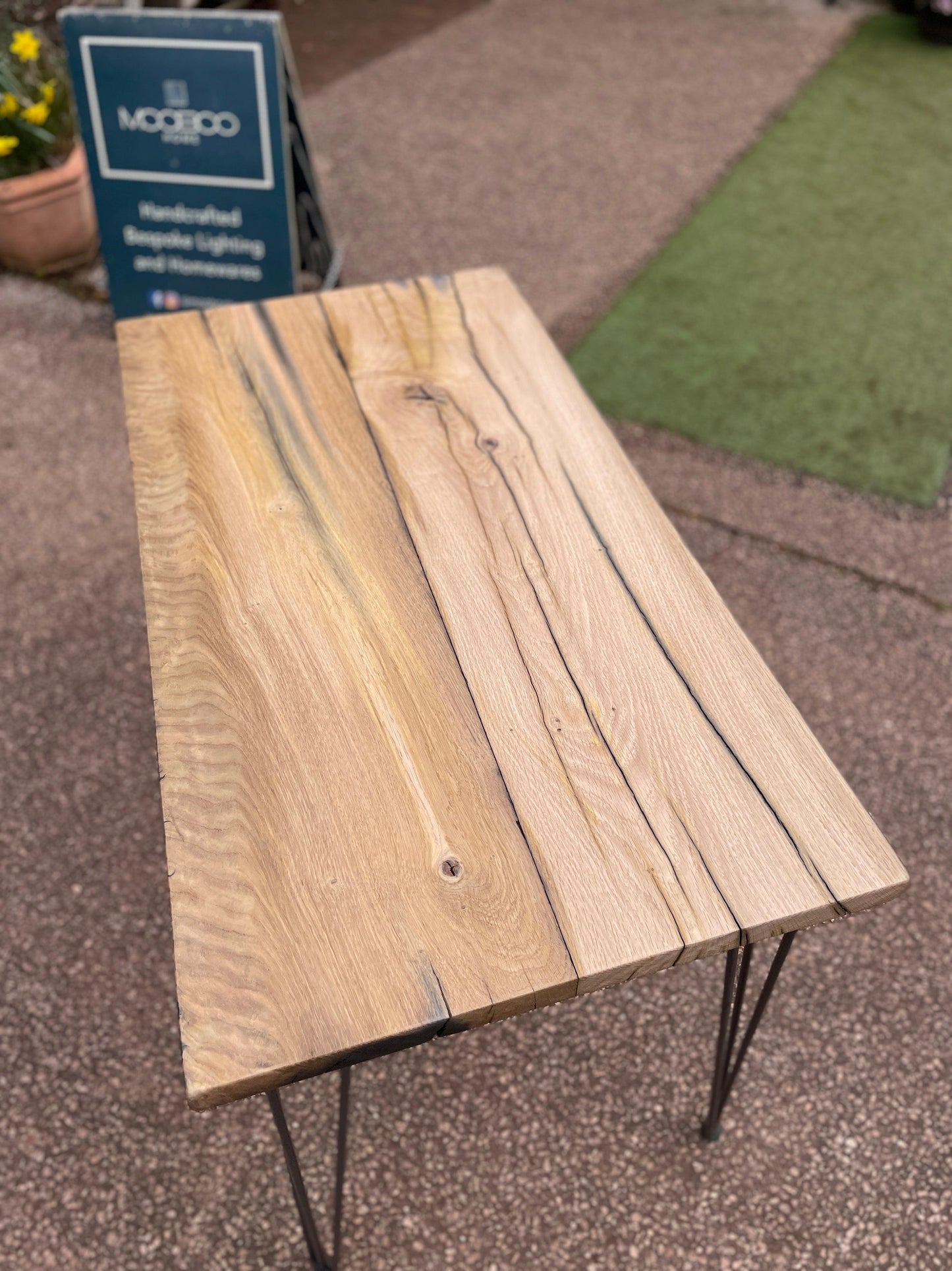 Reclaimed Plymouth Dry Dock Oak Table - Made to Measure - Horizon and Stone 