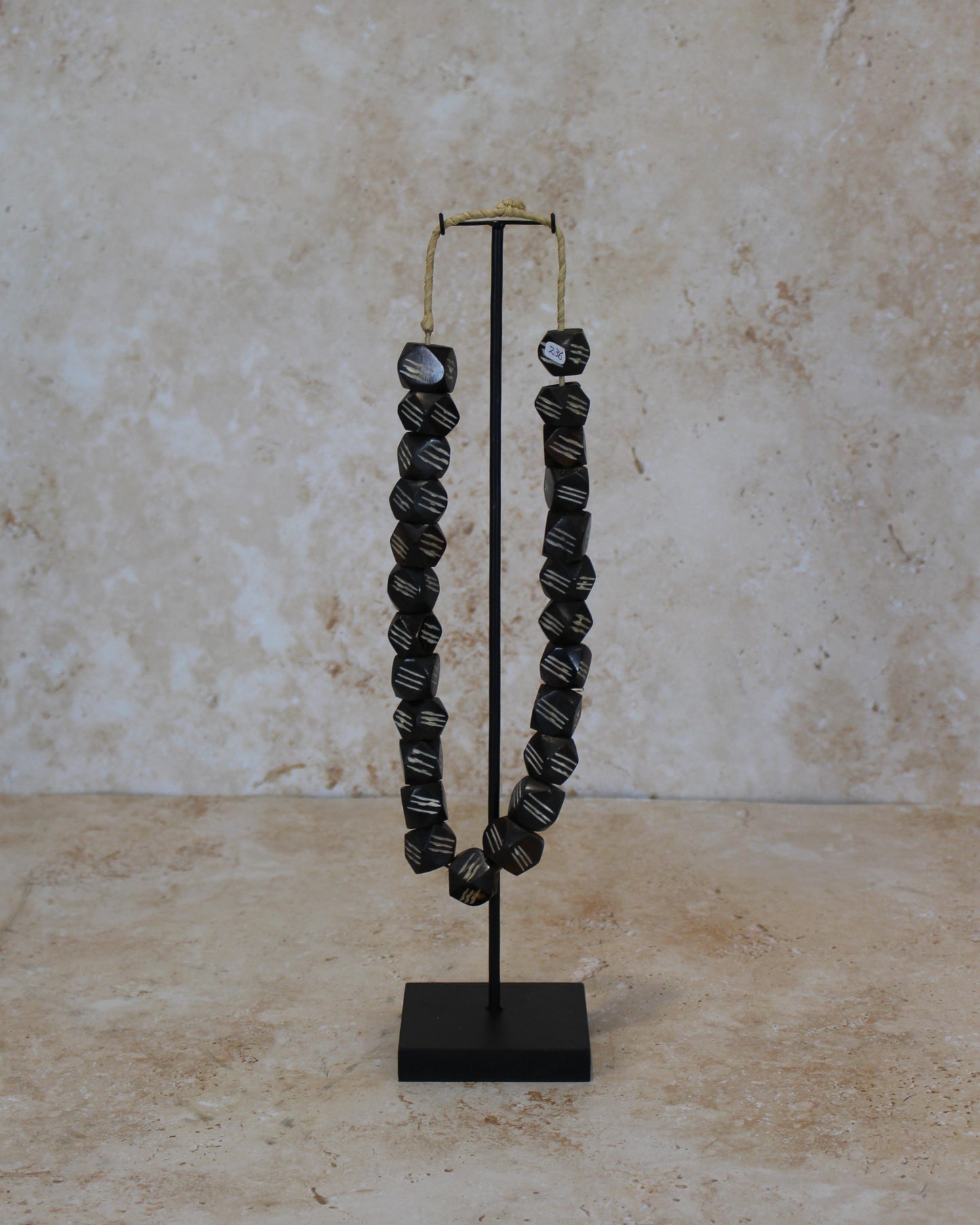 Kenya Bone Bead Necklace - 236.2 - Horizon and Stone 