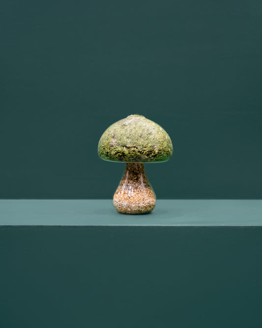 Moss Mushroom - Round - Natural Stone - Horizon and Stone 