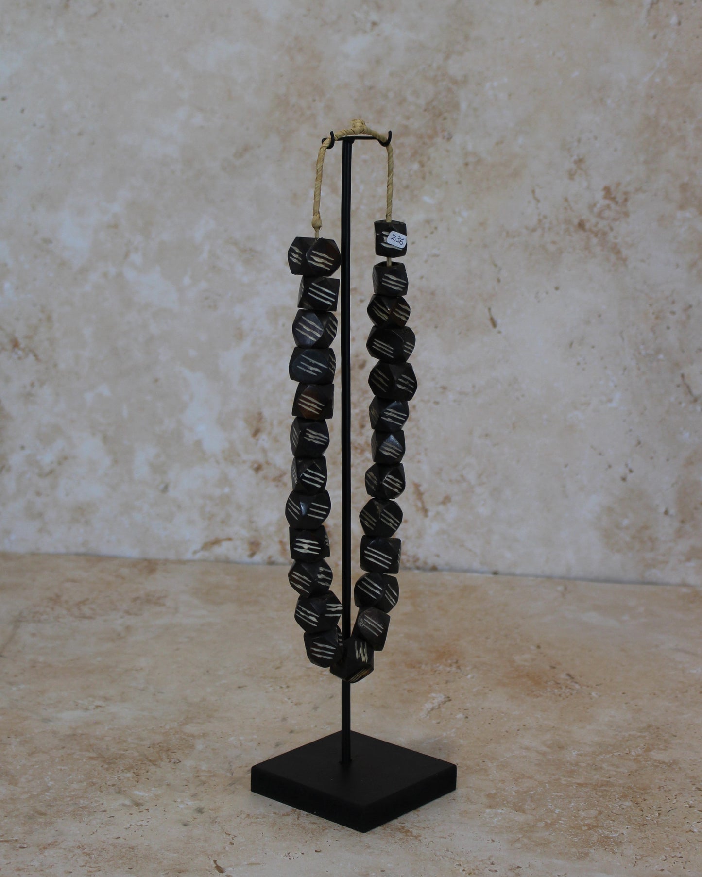 Kenya Bone Bead Necklace - 236.2 - Horizon and Stone 