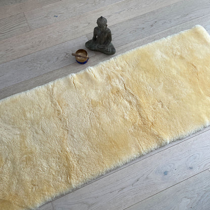 Sheepskin Yoga & Meditation Mat - Large 60cm x 175cm - Horizon and Stone 