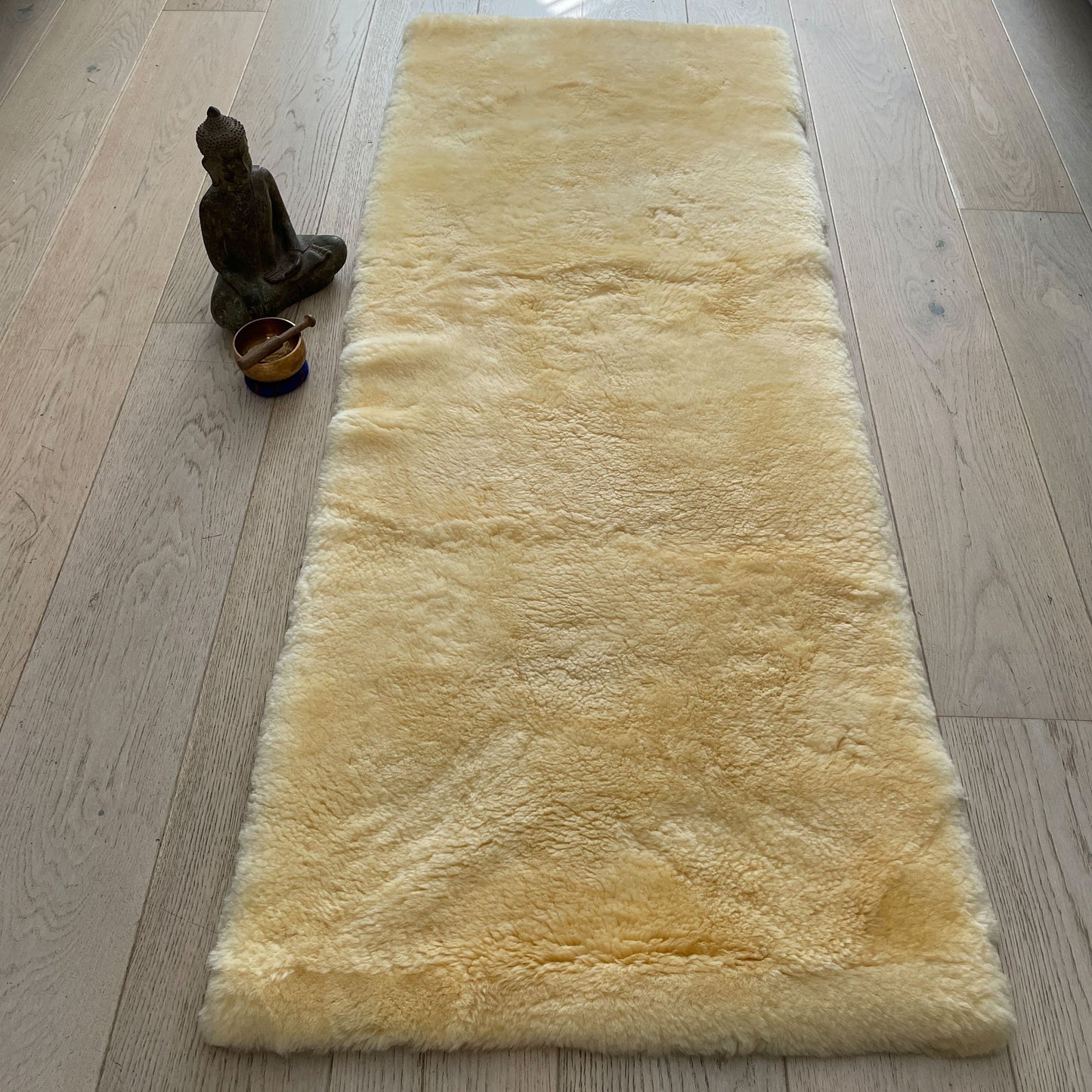 Sheepskin Yoga & Meditation Mat - Large 60cm x 175cm - Horizon and Stone 