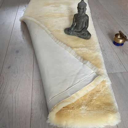 Sheepskin Yoga & Meditation Mat - Large 60cm x 175cm - Horizon and Stone 