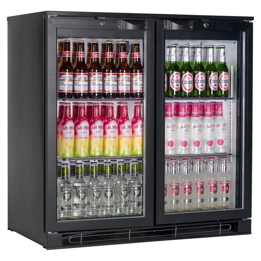 Tefcold Back Bar Bottle Cooler  - Double Door