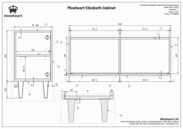 Elizabeth Cabinet - Horizon and Stone 