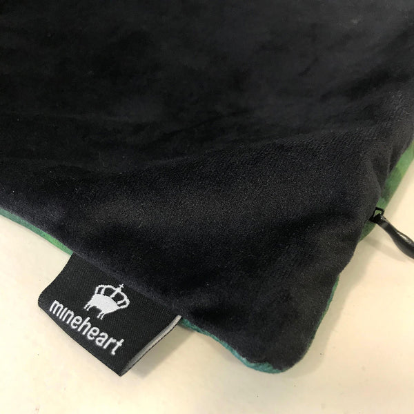 English Rose In The Jungle PINK Cushion -  FAUX LINEN - Horizon and Stone 